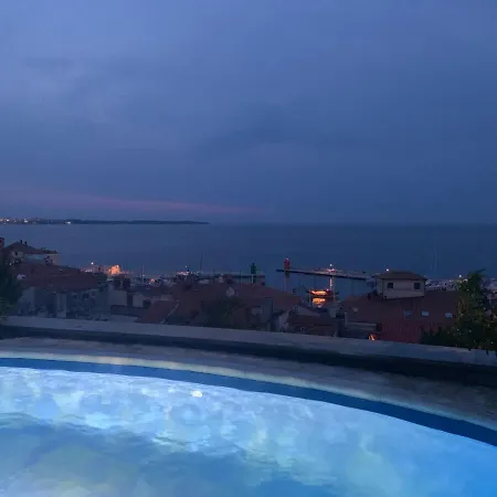 Mediterranean With An Amazing View And A Pool By Loft * Piran